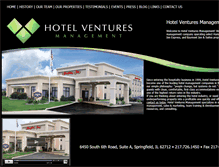 Tablet Screenshot of hotelventuresmanagement.com
